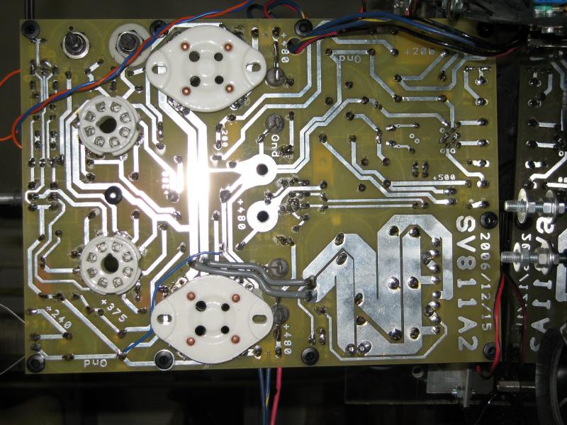 Circuit imprimé principal vu du dessus